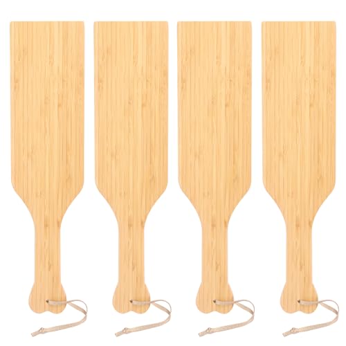 4 Stück Holzpaddel, 41,5 cm, griechische Bambus-Paddel für DIY-Projekte, Geschenke, Heimdekoration, Bambus-Paddel von GNIEMCKIN 4 Stück Holzpaddel, 41,5 cm, griechische Bambus-Paddel für DIY-Projekte, Geschenke, Heimdekoration, Bambus-Paddel von GNIEMCKIN von GNIEMCKIN