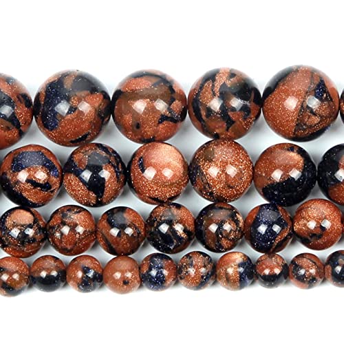 GNOXI Lose Türkis Perlen Für Schmuck Machen Naturstein Perlen Lapis Lazulis Für DIY Armband Halsketten-H7496,12mm 29-30pcs von GNOXI