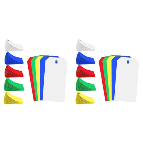 GNURBDILFO 1000 StüCk 4 3/4 X 2 3/8 Kunststoff-Versandetiketten, Leere Beschriftungsetiketten, Wasserfeste HäNgeetiketten GNURBDILFO 1000 StüCk 4 3/4 X 2 3/8 Kunststoff-Versandetiketten, Leere Beschriftungsetiketten, Wasserfeste HäNgeetiketten von GNURBDILFO