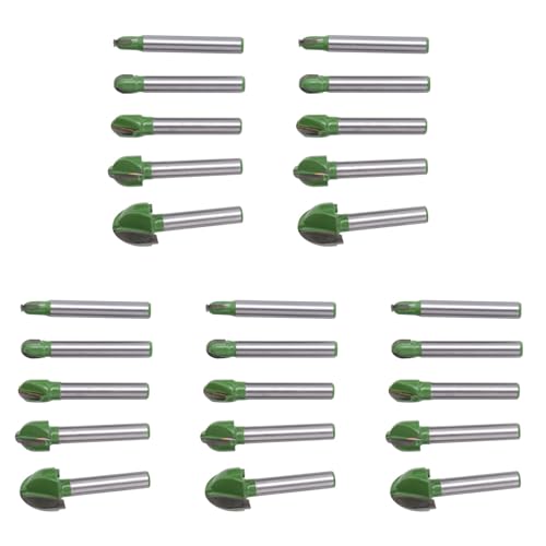 GNURBDILFO 25 Stücke 6 mm Schaft Fräser Set Schaft Fräser Runde Cove Box VHM CNC Radius Fräser GNURBDILFO 25 Stücke 6 mm Schaft Fräser Set Schaft Fräser Runde Cove Box VHM CNC Radius Fräser von GNURBDILFO
