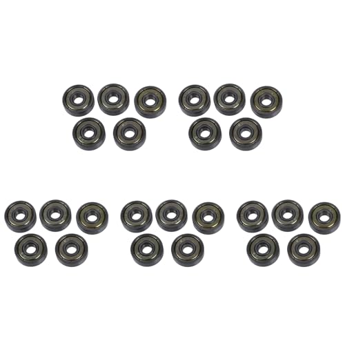 GNURBDILFO 626Z 6mm X 19mm X 6mm Shielded Radial Miniatur-Rillenkugellager 25 Stueck von GNURBDILFO