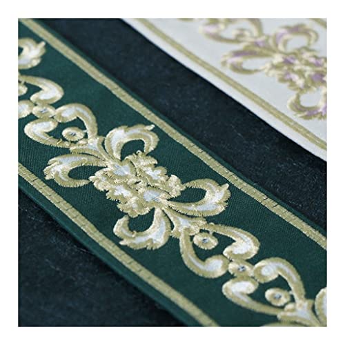 Huabian Glitzer-Tüllstoff, bestickt, 91 cm, verhedderte Zweige und Blumen, Stickband, chinesische klassische Kleidung, Accessoires, Vorhangnähte, Zubehör, DIY-Tischläufer (Gr Huabian Glitzer-Tüllstoff, bestickt, 91 cm, verhedderte Zweige und Blumen, Stickband, chinesische klassische Kleidung, Accessoires, Vorhangnähte, Zubehör, DIY-Tischläufer (Gr von GNYVZXPLQ