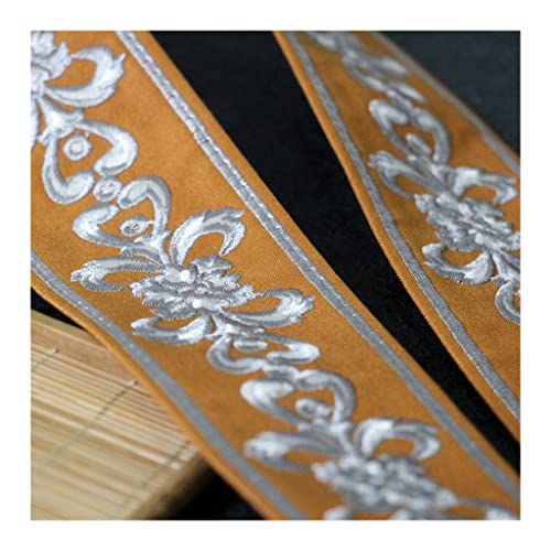 Huabian Glitzer-Tüllstoff, bestickt, 91 cm, verhedderte Zweige und Blumen, Stickband, chinesische klassische Kleidung, Accessoires, Vorhangnähte, Zubehör, DIY-Tischläufer Huabian Glitzer-Tüllstoff, bestickt, 91 cm, verhedderte Zweige und Blumen, Stickband, chinesische klassische Kleidung, Accessoires, Vorhangnähte, Zubehör, DIY-Tischläufer von GNYVZXPLQ