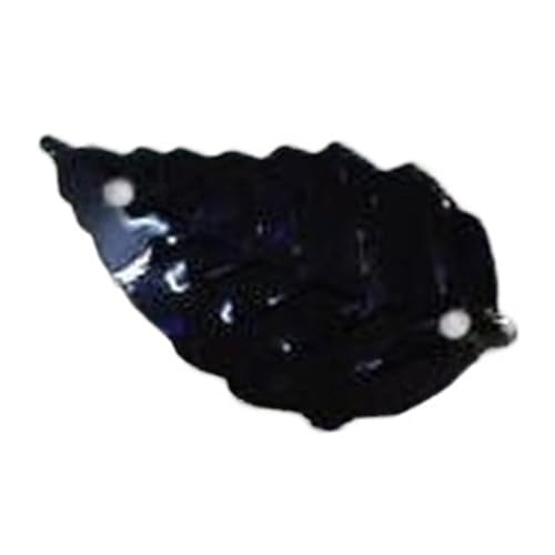 mit farbenfrohen Papierstücken, 50 g kreative Farbperlen-Pailletten, Blatt-Pailletten, 13 x 24 mm PVC-Massenpailletten for Nähen von DIY-Blättern mit 2 Löchern(Laser Black) von GNYVZXPLQ