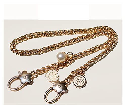 GOBBIS Handtasche Kette,Taschenkette DIY. Zubehör160cm Ersatz Gold Metallkette Schultergurte Fit für kleine Taschen, Handtaschen 6mm Beutelgriffe Riemen GOBBIS Handtasche Kette,Taschenkette DIY. Zubehör160cm Ersatz Gold Metallkette Schultergurte Fit für kleine Taschen, Handtaschen 6mm Beutelgriffe Riemen von GOBBIS