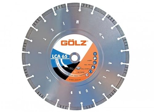 GÖLZ Diamant Trennscheibe LCA65 Ø400 x 20,0 mm, Diamantscheibe für Beton und Asphalt, neueste Mischsegment-Anordnung, Premium Qualität Made in Germany von GÖLZ