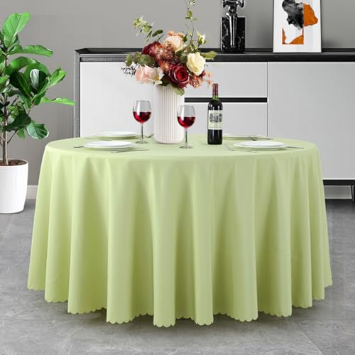 GOEXCPL Runde Tischdecke, verwendbar für Restaurants, Hochzeiten, Partys und Weihnachtsdekorationen, Grün A, Durchmesser 260 cm GOEXCPL Runde Tischdecke, verwendbar für Restaurants, Hochzeiten, Partys und Weihnachtsdekorationen, Grün A, Durchmesser 260 cm von GOEXCPL