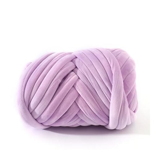 Wolle, 1 kg, super Samt, dick, sperrig, riesiges Garn, weiße Tasche, passend für Handstricken, gewebt, DIY, Arm, weich, große Decke, Teppich (2) von GOFDASY