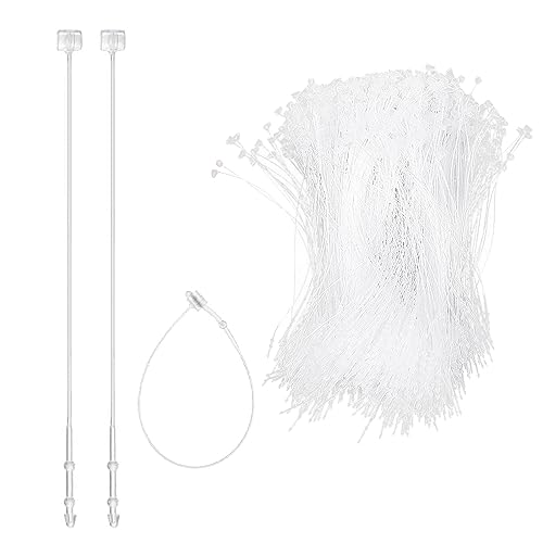 1000 Stück Sicherheitsfäden, 126 mm Sicherheitsfäden Loop Pins Transparent, für Etiketten mit Faden Preisschild Kleidung 1000 Stück Sicherheitsfäden, 126 mm Sicherheitsfäden Loop Pins Transparent, für Etiketten mit Faden Preisschild Kleidung von GOIEHIR