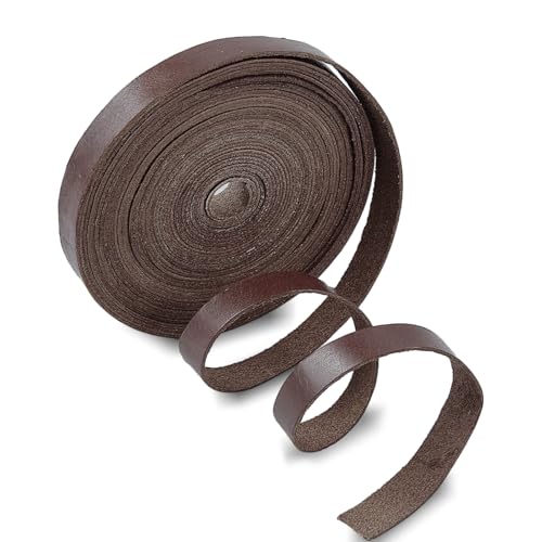 Flaches Lederband, 10 m x 10 mm Weiches Lederband, Lederriemen Flach, Lederbänder Flach für Armbänder Halskette Schmuckherstellung Stiefelspitze DIY Handwerk Werkzeugwerkstatt, Braun Flaches Lederband, 10 m x 10 mm Weiches Lederband, Lederriemen Flach, Lederbänder Flach für Armbänder Halskette Schmuckherstellung Stiefelspitze DIY Handwerk Werkzeugwerkstatt, Braun von GOIEHIR