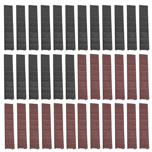 GOIEHIR Möbelkeile 36er Set, Unterlegkeile 0,8 x 1,95 x 10 cm, Möbelbein Nivellierunterlagen für Möbel, Tische, Stühle, Kleiderschränke, Sofas, Braun und Schwarz GOIEHIR Möbelkeile 36er Set, Unterlegkeile 0,8 x 1,95 x 10 cm, Möbelbein Nivellierunterlagen für Möbel, Tische, Stühle, Kleiderschränke, Sofas, Braun und Schwarz von GOIEHIR