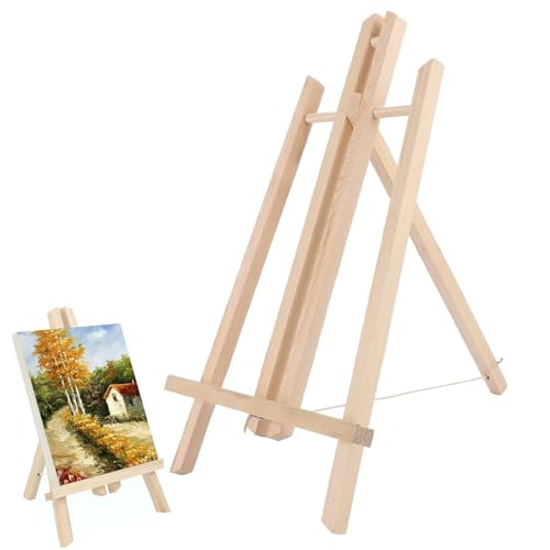 Mini Staffelei Holz, 1 Stück Tischstaffelei Holz, Holz Bilderständer 40x22.5cm, Staffelei Holz Klein, Tischstaffelei Mini Holz Staffelei, Klein Staffelei für Gemälde, für Leinwänden Mini Staffelei Holz, 1 Stück Tischstaffelei Holz, Holz Bilderständer 40x22.5cm, Staffelei Holz Klein, Tischstaffelei Mini Holz Staffelei, Klein Staffelei für Gemälde, für Leinwänden von GOIEHIR