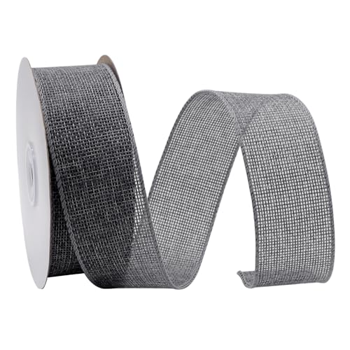 GOIYZTTR 10M Grau Sackleinen Band Rolle 4 cm Breit Juteband Jahrgang Verdrahtet Sackleinen Decoband Geeignet für DIY-Bastelverpackungen Geschenke und Blumenstraußdekoration GOIYZTTR 10M Grau Sackleinen Band Rolle 4 cm Breit Juteband Jahrgang Verdrahtet Sackleinen Decoband Geeignet für DIY-Bastelverpackungen Geschenke und Blumenstraußdekoration von GOIYZTTR