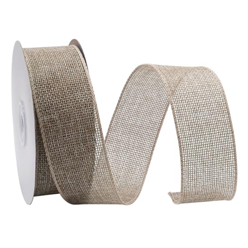 GOIYZTTR 10M Grundfarbe Sackleinen Band Rolle 4 cm Breit Juteband Jahrgang Verdrahtet Sackleinen Decoband Geeignet für DIY-Bastelverpackungen Geschenke und Blumenstraußdekoration GOIYZTTR 10M Grundfarbe Sackleinen Band Rolle 4 cm Breit Juteband Jahrgang Verdrahtet Sackleinen Decoband Geeignet für DIY-Bastelverpackungen Geschenke und Blumenstraußdekoration von GOIYZTTR