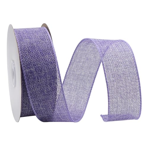 GOIYZTTR 10M Lila Sackleinen Band Rolle 4 cm Breit Juteband Jahrgang Verdrahtet Sackleinen Decoband Geeignet für DIY-Bastelverpackungen Geschenke und Blumenstraußdekoration GOIYZTTR 10M Lila Sackleinen Band Rolle 4 cm Breit Juteband Jahrgang Verdrahtet Sackleinen Decoband Geeignet für DIY-Bastelverpackungen Geschenke und Blumenstraußdekoration von GOIYZTTR