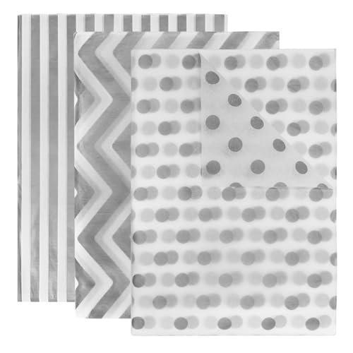 GOIYZTTR 60 Blatt Silber Weiß Seidenpapier Bulk 3 Arten Decorative Metallic Geschenkpapier 50 * 35cm Geschenk Seidenpapier Geeignet für Geschenkverpackungen und DIY-Dekoration GOIYZTTR 60 Blatt Silber Weiß Seidenpapier Bulk 3 Arten Decorative Metallic Geschenkpapier 50 * 35cm Geschenk Seidenpapier Geeignet für Geschenkverpackungen und DIY-Dekoration von GOIYZTTR