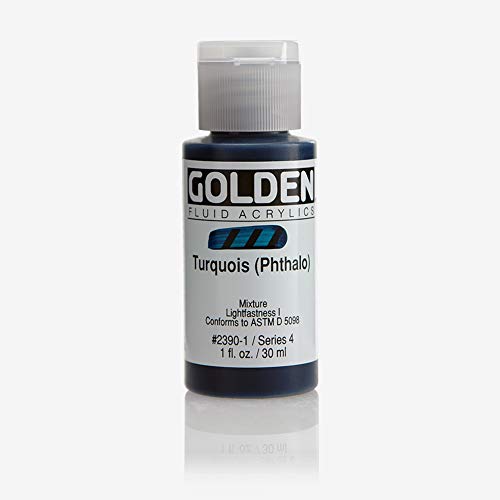 Golden : Acrylic Paint : High Flow 30ml : Turquoise (Phthalo ) : S4 von GOLDEN