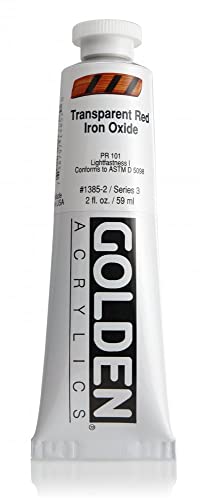 Golden HEAVY BODY Acrylfarben, 60 ml, 1385 Eisenoxid transparent Rot Golden HEAVY BODY Acrylfarben, 60 ml, 1385 Eisenoxid transparent Rot von GOLDEN