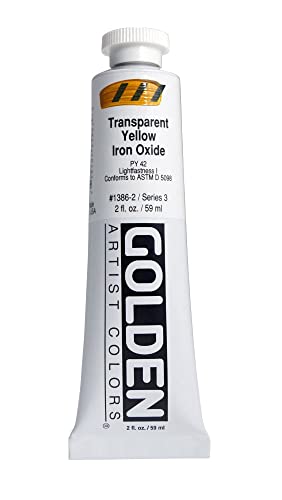 Golden HEAVY BODY Acrylfarben, 60 ml, 1386 Eisenoxid transparent Gelb Golden HEAVY BODY Acrylfarben, 60 ml, 1386 Eisenoxid transparent Gelb von Golden Artist Colors