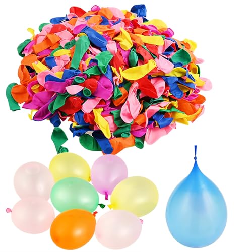 GOLDGE 1200 bunte Wasserballons, fluoreszierende Luftballons, Outdoor-Party, Pool, Strand, Garten, Luftballons, Spielzeug, leicht zu befüllen GOLDGE 1200 bunte Wasserballons, fluoreszierende Luftballons, Outdoor-Party, Pool, Strand, Garten, Luftballons, Spielzeug, leicht zu befüllen von GOLDGE