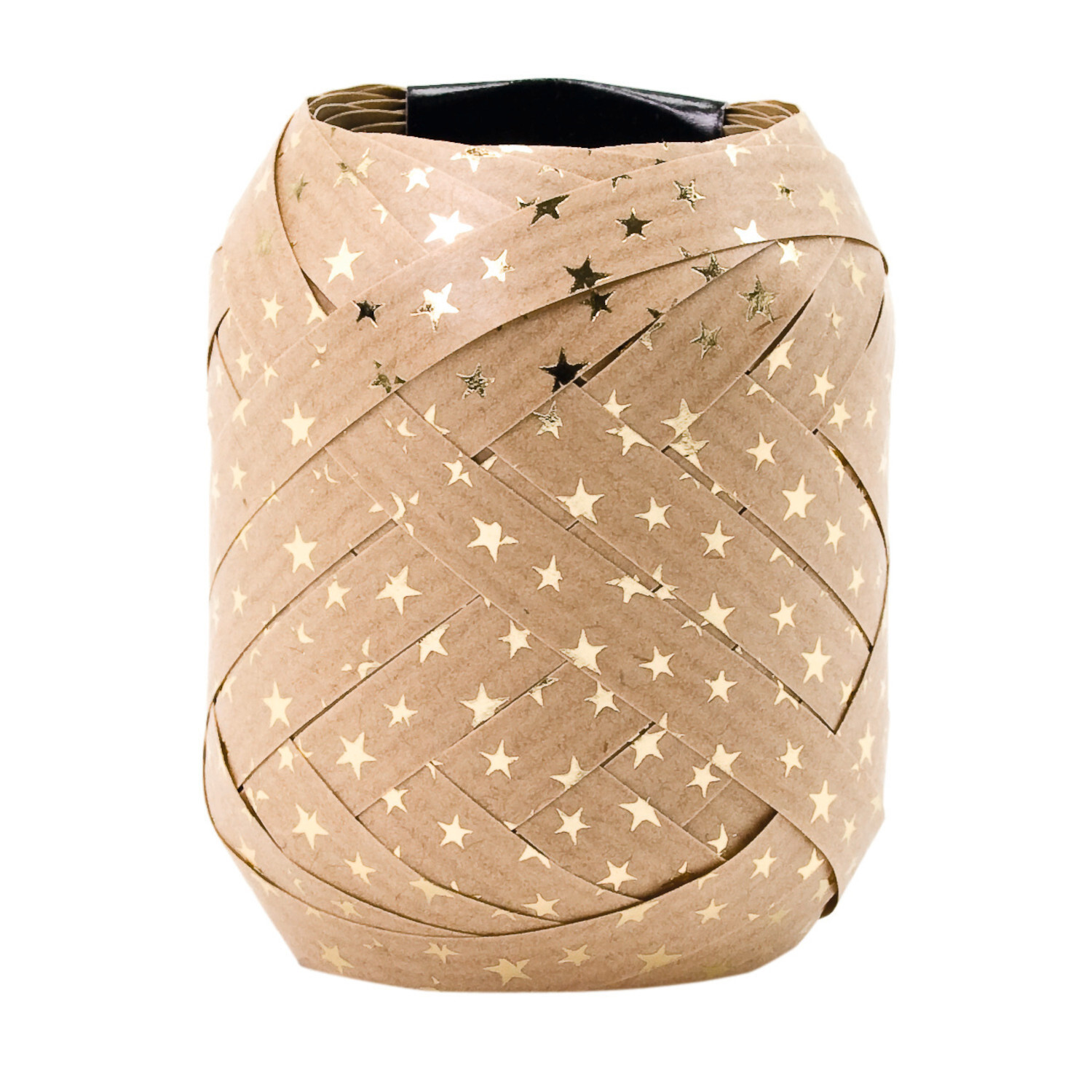 GOLDINA Geschenkband Spacetime Hellbraun-Gold von GOLDINA