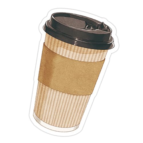 Notizpapier mit Kaffee-Motiv, 30 Blatt, unliniert, Haftnotizen, kleine Notizblöcke, Erinnerung auf Buch, Notizbuch, Kalender von GOLOVENLD