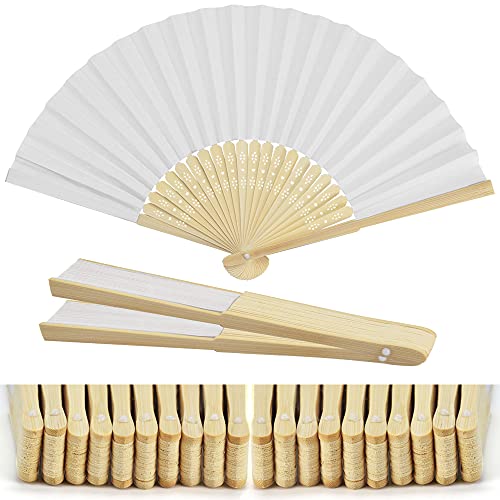 GOLRISEN 20 Stück Fächer Weiß Hochzeit Handfächer Diy Bambus PapierFecher Sommer Faltbar Papierfächer für Wedding, Diy, Wand Dekoration Hochzeit Geburtstag Abiturball Sommer Party GOLRISEN 20 Stück Fächer Weiß Hochzeit Handfächer Diy Bambus PapierFecher Sommer Faltbar Papierfächer für Wedding, Diy, Wand Dekoration Hochzeit Geburtstag Abiturball Sommer Party von GOLRISEN