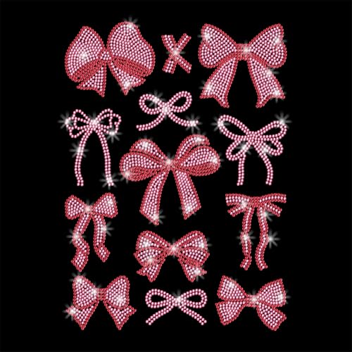 GOMAKERER 1 Stück Strass Transfer Zum Aufbügeln, Hot Fix Patch Zum Aufbügeln Rosa Schleife Transferaufkleber Kristall Wärmeübertragung Kleidungsreparatur Dekor Für T Shirt Mütze Jacke Dekor DIY GOMAKERER 1 Stück Strass Transfer Zum Aufbügeln, Hot Fix Patch Zum Aufbügeln Rosa Schleife Transferaufkleber Kristall Wärmeübertragung Kleidungsreparatur Dekor Für T Shirt Mütze Jacke Dekor DIY von GOMAKERER