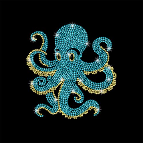 GOMAKERER 1 Stück Strass Transfer Zum Aufbügeln, Octopus Hot Fix Bügelbild Zum Aufbügeln Transferaufkleber Kristall Wärmeübertragung Kleidungsreparatur Dekor Für T Shirt Mütze Jacke Dekor DIY Zubehör GOMAKERER 1 Stück Strass Transfer Zum Aufbügeln, Octopus Hot Fix Bügelbild Zum Aufbügeln Transferaufkleber Kristall Wärmeübertragung Kleidungsreparatur Dekor Für T Shirt Mütze Jacke Dekor DIY Zubehör von GOMAKERER