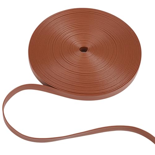 GOMAKERER 10.94 Yards Faux Flachen Lederriemen, 1cm Breites Braunes Lederbesatzband Umklappbares Lederband PU Kunstlederstreifen Besatzband Für Heimwerker Nähen Schmuck GOMAKERER 10.94 Yards Faux Flachen Lederriemen, 1cm Breites Braunes Lederbesatzband Umklappbares Lederband PU Kunstlederstreifen Besatzband Für Heimwerker Nähen Schmuck von GOMAKERER