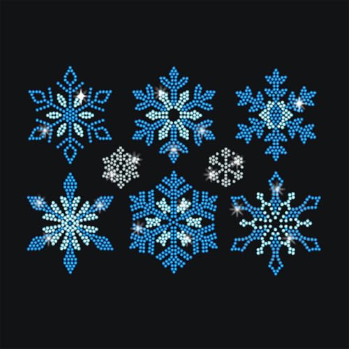 GOMAKERER 18 Stück Schneeflocken zum Aufbügeln auf Strasssteinen, Winter, Weihnachten, Hotfix-Dekoration, Applikationen, Kristall-Wärmetransfer-Aufkleber, Kleidung, Reparaturflicken für T-Shirt, Hut GOMAKERER 18 Stück Schneeflocken zum Aufbügeln auf Strasssteinen, Winter, Weihnachten, Hotfix-Dekoration, Applikationen, Kristall-Wärmetransfer-Aufkleber, Kleidung, Reparaturflicken für T-Shirt, Hut von GOMAKERER