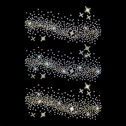 GOMAKERER 3 Stück Galaxy Strass Transfer Zum Aufbügeln, Glitzer Hot fix Aufnäher Zum Aufbügeln Kristall Wärmeübertragungsaufkleber Kleidungsreparatur Dekor Für T Shirt Mütze Jacke DIY Zubehör GOMAKERER 3 Stück Galaxy Strass Transfer Zum Aufbügeln, Glitzer Hot fix Aufnäher Zum Aufbügeln Kristall Wärmeübertragungsaufkleber Kleidungsreparatur Dekor Für T Shirt Mütze Jacke DIY Zubehör von GOMAKERER