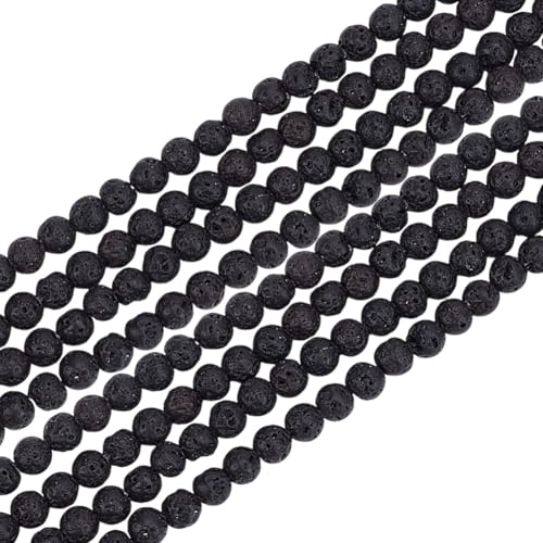 GOMAKERER 384 Stück Natürliche Lavaperle 4mm Große Diffusorperlen Für Ätherische Öle Natürliche Schwarze Perlen Runde Lavasteinperlen Bastelperlen Zur Schmuckherstellung Und Zum Basteln GOMAKERER 384 Stück Natürliche Lavaperle 4mm Große Diffusorperlen Für Ätherische Öle Natürliche Schwarze Perlen Runde Lavasteinperlen Bastelperlen Zur Schmuckherstellung Und Zum Basteln von GOMAKERER