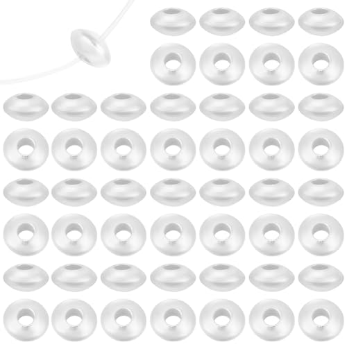 GOMAKERER 50 Stück 2 Größen S925 Doppelkegel Perlen Silberne Scheiben Abakus Perlen Untertassen Abstandshalter Perlen Aus Metall Schmuck Quetschperlen Für Herstellung Halsketten Schmuck 1mm GOMAKERER 50 Stück 2 Größen S925 Doppelkegel Perlen Silberne Scheiben Abakus Perlen Untertassen Abstandshalter Perlen Aus Metall Schmuck Quetschperlen Für Herstellung Halsketten Schmuck 1mm von GOMAKERER
