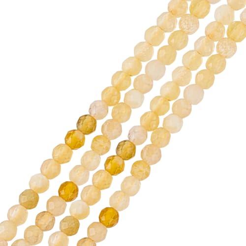 GOMAKERER Ca. 380 Stück 2mm Natürliche Facettierte Gelbe Opalperlen Facettierte Runde Steinperlen Lose Edelsteinperlen Abstandsperlen Facettierte Energiekristallperlen Für Die Schmuckherstellung GOMAKERER Ca. 380 Stück 2mm Natürliche Facettierte Gelbe Opalperlen Facettierte Runde Steinperlen Lose Edelsteinperlen Abstandsperlen Facettierte Energiekristallperlen Für Die Schmuckherstellung von GOMAKERER