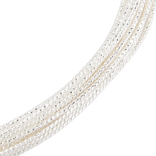 GOMAKERER Silberfarbener Kupferdraht, 1 mm, flexibler Metalldraht, rund, zum Verpacken von Perlen, Armbändern, Ohrringen, Schmuckherstellung, Zuhause, Party, Weihnachten, hängende Dekorationen GOMAKERER Silberfarbener Kupferdraht, 1 mm, flexibler Metalldraht, rund, zum Verpacken von Perlen, Armbändern, Ohrringen, Schmuckherstellung, Zuhause, Party, Weihnachten, hängende Dekorationen von GOMAKERER