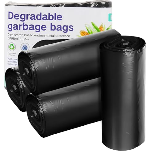 60 Stück Müllbeutel, Biomüllbeutel 50L, 60x80cm Groß Trash Bag mit Zugband und Griffen, Öko Müllbeutel mit Zugband Reißfest und Flüssigkeitsdicht für die Meisten Mittleren Mülleimer(Schwarz) 60 Stück Müllbeutel, Biomüllbeutel 50L, 60x80cm Groß Trash Bag mit Zugband und Griffen, Öko Müllbeutel mit Zugband Reißfest und Flüssigkeitsdicht für die Meisten Mittleren Mülleimer(Schwarz) von GOMETY