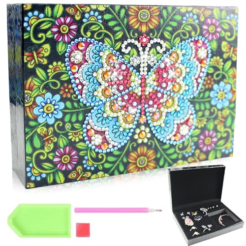Diamond painting schmuckkästchen Bastelset, Diamant Kunst Schmuck Aufbewahrungsbox, Schmuckkästchen Aufbewahrungsbox DIY Diamant, DIY Diamond Malerei Schmuck Box, Geschenk Mädchen 6-12 Jahre Diamond painting schmuckkästchen Bastelset, Diamant Kunst Schmuck Aufbewahrungsbox, Schmuckkästchen Aufbewahrungsbox DIY Diamant, DIY Diamond Malerei Schmuck Box, Geschenk Mädchen 6-12 Jahre von GOMETY