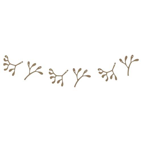 Mistelgirlande aus Holz – Dekoration für Weihnachten & Neujahr zum Personalisieren – 180 x 12 cm – Dekoration für Innen und Außen – Holzform zum Bemalen – Holz PEFC zertifiziert – 2375 Mistelgirlande aus Holz – Dekoration für Weihnachten & Neujahr zum Personalisieren – 180 x 12 cm – Dekoration für Innen und Außen – Holzform zum Bemalen – Holz PEFC zertifiziert – 2375 von GOMILLE