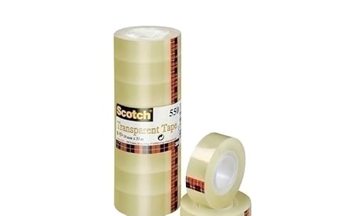 Scotch 550 Klebeband, transparent, Rolle 66 x 12 von GOOD4YOU