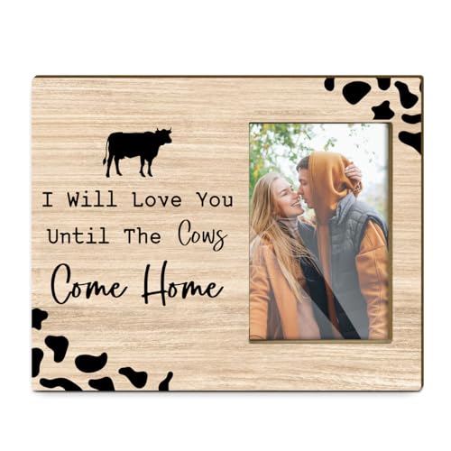 Bilderrahmen für Paare, Verlobung, Kuh, Dekor, Bilderrahmen, Jahrestag, Hochzeit, Geschenke für Ehefrau, Ehemann, Freundin, Freund, Holz-Bilderrahmen, 10,2 x 15,2 cm, Foto für Zuhause, Bilderrahmen für Paare, Verlobung, Kuh, Dekor, Bilderrahmen, Jahrestag, Hochzeit, Geschenke für Ehefrau, Ehemann, Freundin, Freund, Holz-Bilderrahmen, 10,2 x 15,2 cm, Foto für Zuhause, von GOODBANER