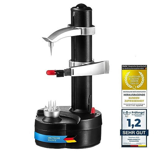 GOODS+GADGETS Elektrischer Kartoffelschäler Apfelschäler Gemüseschäler Obstschäler Elektro Schäler für Obst & Gemüse, Mehrfarbig GOODS+GADGETS Elektrischer Kartoffelschäler Apfelschäler Gemüseschäler Obstschäler Elektro Schäler für Obst & Gemüse, Mehrfarbig von GOODS+GADGETS