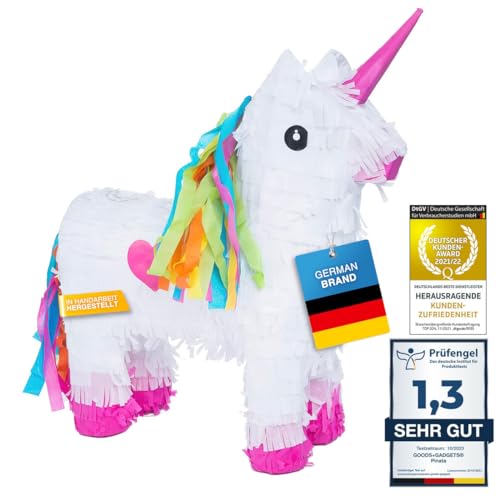 Pinata Party-Dekoration zum Befüllen mit Süßigkeiten für Kinder-Geburtstag Hochzeit Party (Einhorn) von GOODS+GADGETS