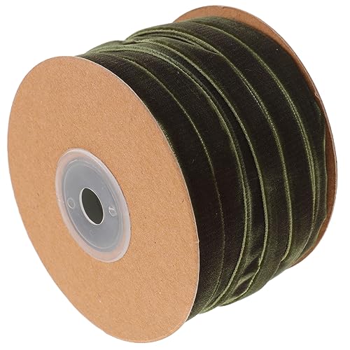 GOOHOCHY 1 Rolle Samtgewebe Samtband Schleife rotes Band Bänder umwickeln seidenband ribbon geschenkeband festivalbändchen bandfeile handgefertigtes Band Geschenkband Wickelband Green GOOHOCHY 1 Rolle Samtgewebe Samtband Schleife rotes Band Bänder umwickeln seidenband ribbon geschenkeband festivalbändchen bandfeile handgefertigtes Band Geschenkband Wickelband Green von GOOHOCHY