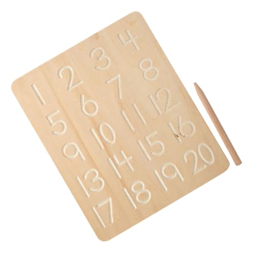 GOOHOCHY 1 Satz Buchstabenerkennungstafel Alphabet-lernspielzeug Zeichentafel Für Alphabetzahlen Zeichenbrett Für Buchstaben Nummernverfolgungstafel Buchstabenverfolgung Holz GOOHOCHY 1 Satz Buchstabenerkennungstafel Alphabet-lernspielzeug Zeichentafel Für Alphabetzahlen Zeichenbrett Für Buchstaben Nummernverfolgungstafel Buchstabenverfolgung Holz von GOOHOCHY