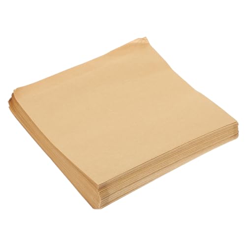 GOOHOCHY 100Stücke Braune Papiertüten Fettdichte Kraftpapier Tüten für Snacks und Gebäck Lebensmittelecht für Sandwiches Kuchen und Platzsparend von GOOHOCHY
