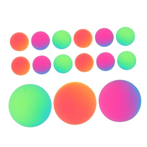 GOOHOCHY 18 Stück Teiliges Bunte Gummibälle Elastische Wurf und Sprungbälle für Geburtstagsparty Mitgebsel Klassenzimmerpreise Outdoor GOOHOCHY 18 Stück Teiliges Bunte Gummibälle Elastische Wurf und Sprungbälle für Geburtstagsparty Mitgebsel Klassenzimmerpreise Outdoor von GOOHOCHY