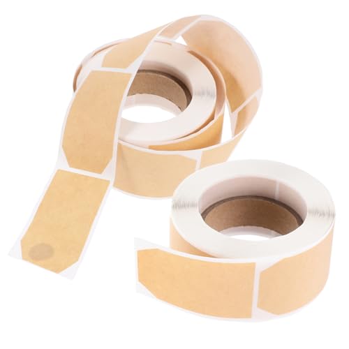 GOOHOCHY 2 Rollen Kraftpapier Etiketten Selbstklebende Beschriftungsaufkleber für Vielseitige Anwendungen Langlebig und Ablösbar für Organisation von Haushaltsgegenständen und Vorräten GOOHOCHY 2 Rollen Kraftpapier Etiketten Selbstklebende Beschriftungsaufkleber für Vielseitige Anwendungen Langlebig und Ablösbar für Organisation von Haushaltsgegenständen und Vorräten von GOOHOCHY