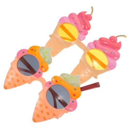 GOOHOCHY 2 Stück Hawaiianische Partybrille Lustige Eiscreme Gestaltung für Maskerade Karneval und Sommerfestivals Requisiten für Fotos und Veranstaltungen GOOHOCHY 2 Stück Hawaiianische Partybrille Lustige Eiscreme Gestaltung für Maskerade Karneval und Sommerfestivals Requisiten für Fotos und Veranstaltungen von GOOHOCHY