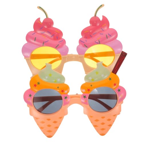 GOOHOCHY 2 Stück Lustige Hawaii Eiscreme Sonnenbrillen Partybrille Kunststoff Sommer Beach Party Fotorequisit für Erwachsene und Tanzveranstaltungen GOOHOCHY 2 Stück Lustige Hawaii Eiscreme Sonnenbrillen Partybrille Kunststoff Sommer Beach Party Fotorequisit für Erwachsene und Tanzveranstaltungen von GOOHOCHY